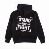 STAND AND FIGHT HOODIE 2.0 - BLACK