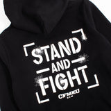 STAND AND FIGHT HOODIE 2.0 - BLACK